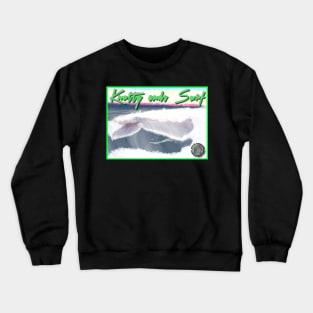 Greatest wave party large Crewneck Sweatshirt